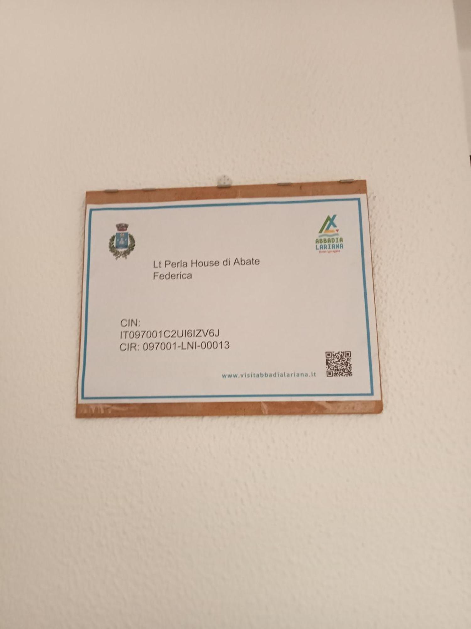 Ferienwohnung Perla House Abbadia Lariana Exterior foto